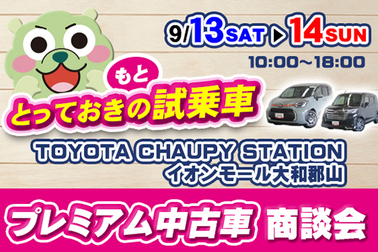 中古車商談会　もと試乗車　2025.09