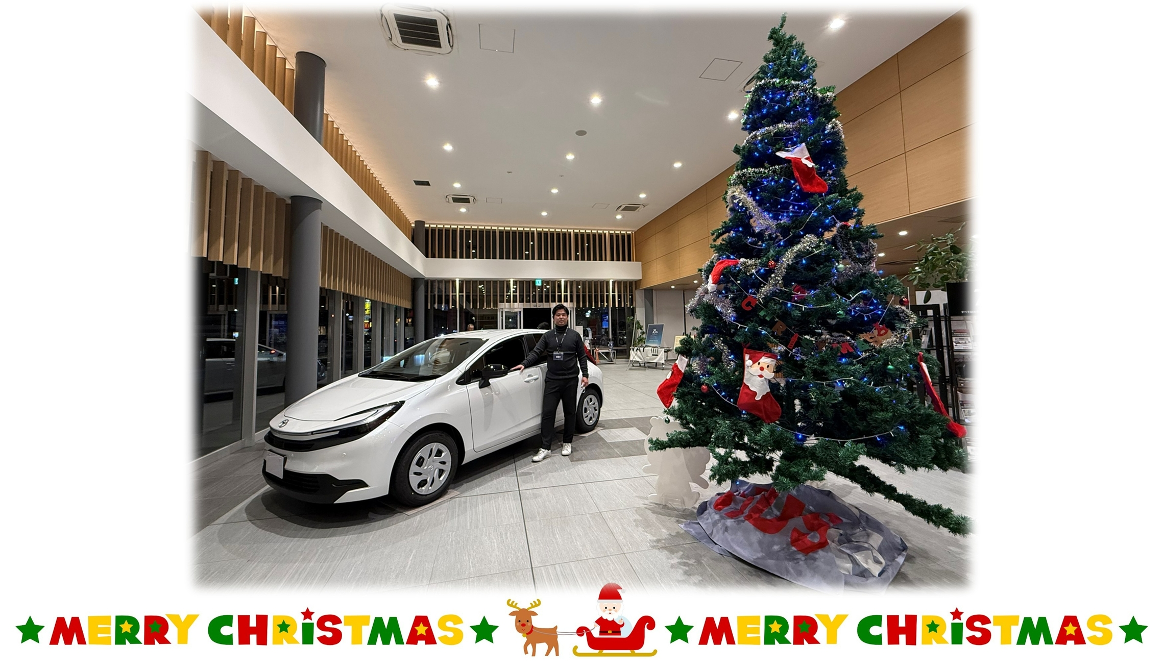 巨大クリスマスツリー🎄【奈良トヨペット郡山店】