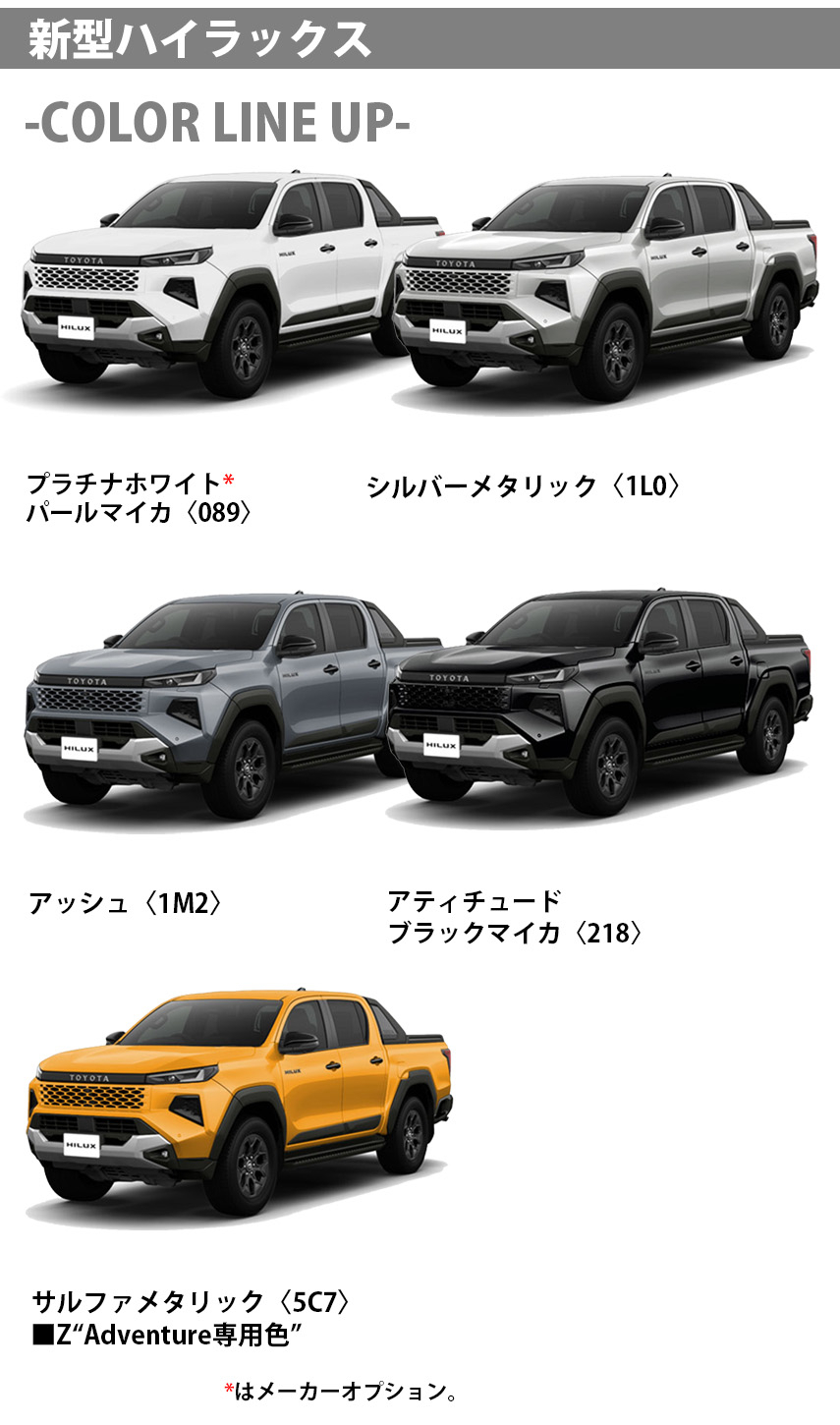ハイラックス フルモデルチェンジ 2026】変更点・サイズ・性能を徹底
