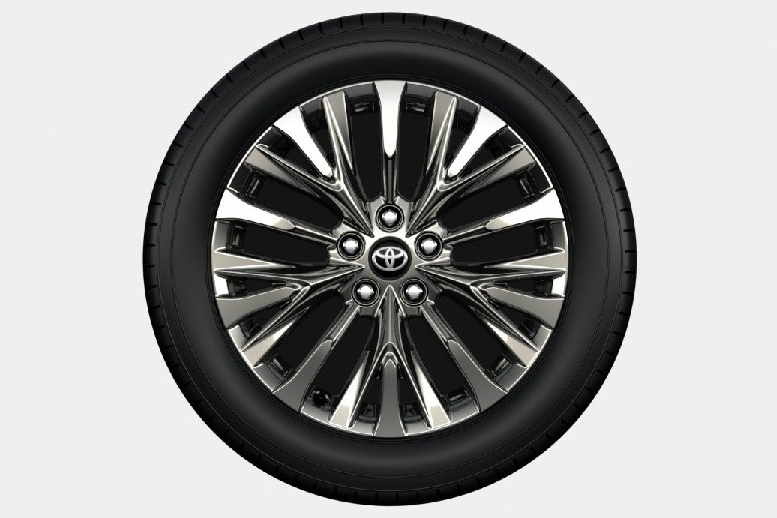 225/55Ｒ19タイヤ＆19×7Jアルミホイール（シルバースパッタリング塗装）［プラグインハイブリッド車に標準装備］