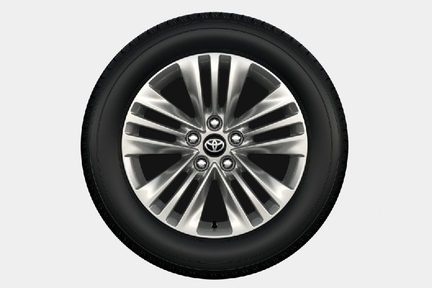 225/60R18タイヤ＆18×7Jアルミホイール（ハイパークロームメタリック塗装）［Zに標準装備